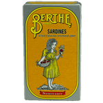 Berthe - Sardiner i olivenolie, med syltede agurker og piri piri