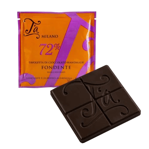Foods of Italy - T'a Milano Chokoladebar 72%