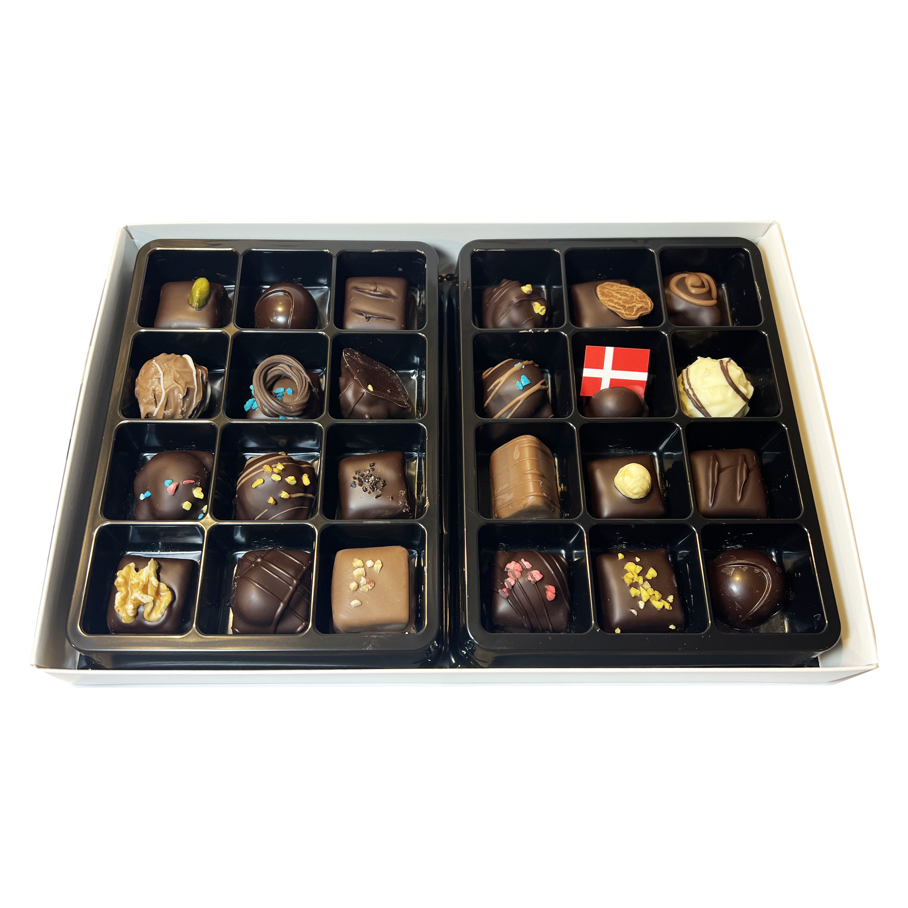 Chokolade-Mesteren - Gaveæske m. 24 stk