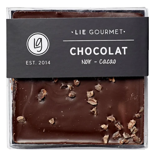 Lie Gourmet - Mørk chokolade med kakaonibs