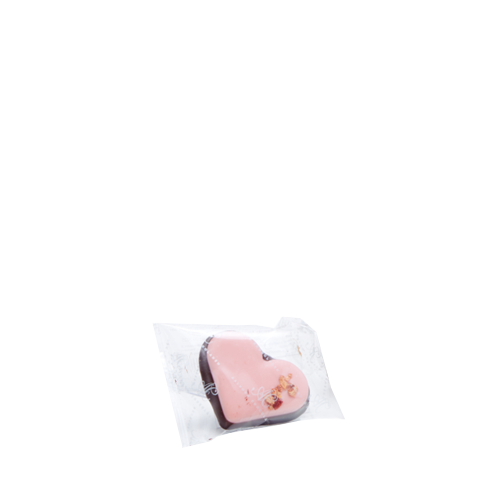 Jordbær marcipan hjerte