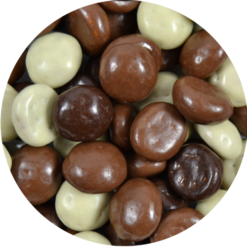 Pebbernødder med chokolade overtræk